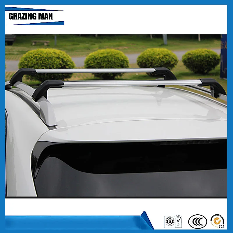 

High quality 2 PCS Aluminium alloy roof rack rail cross bar fit for Qashqai 16+ Luggage Carrier