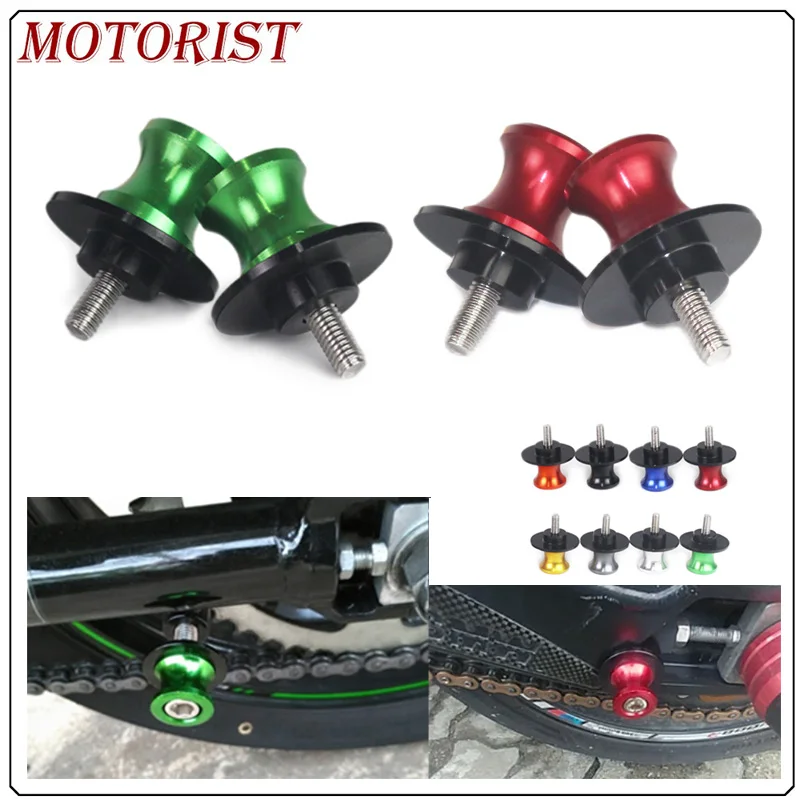 

10mm M10 Motorcycle part Swingarm Spools slider stand screws for Kawasaki Z1000SX Z250 SL Z750 ER-6N ER-6F KLE650 Versys650 1000