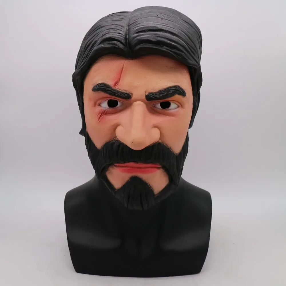 

MostaS Game Battle Royale The Reaper Mask Battle Royale John Wick Latex Toy Cosplay Costume Helmet The Reaper Halloween Masks