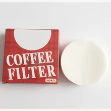 200 шт одноразовые бумажные фильтры сетка 6 см пакет для заваривания трав пивоварения кофейник с воронкой чашки пивоварения Замена чайного пакетика чайник инструменты дуршлаг