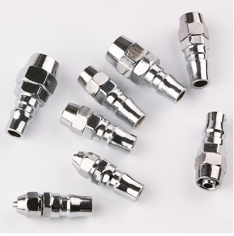 2pcs PP40 Air Compressor Hose Quick Coupler Plug Connect 8mmID 12mmOD