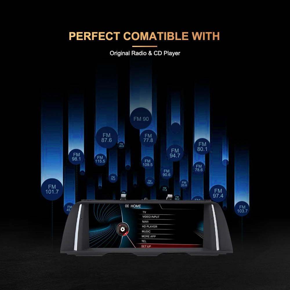 Sale Android 9.0 HD Car Multimedia Player car dvd player auto audio For BMW 5 Series/F10/F1/520 NBT  radio gps stereo navigation bt 8