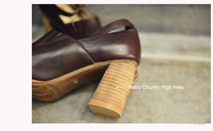 Г. Весенние модные женские туфли из натуральной кожи на высоком толстом каблуке женские туфли-лодочки с острым носком и застежкой 29915-2