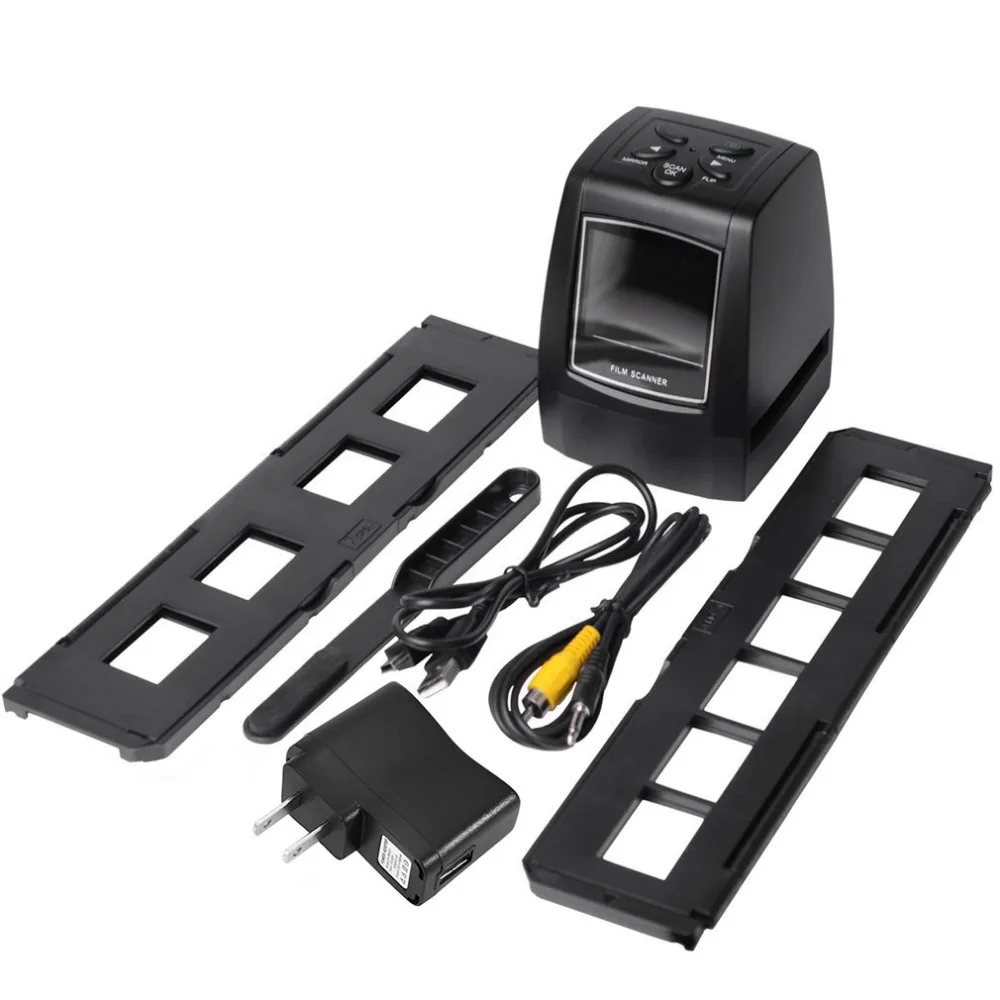 High Fast Photo Printe Resolution Photo Scanner 35mm/135mm Slide Film Scanner Digital USB Film Converter 2.36 LCD screen high quality portable 2 36inch usb 2 0 5mp lcd screen 35mm high resolution negative film scanner