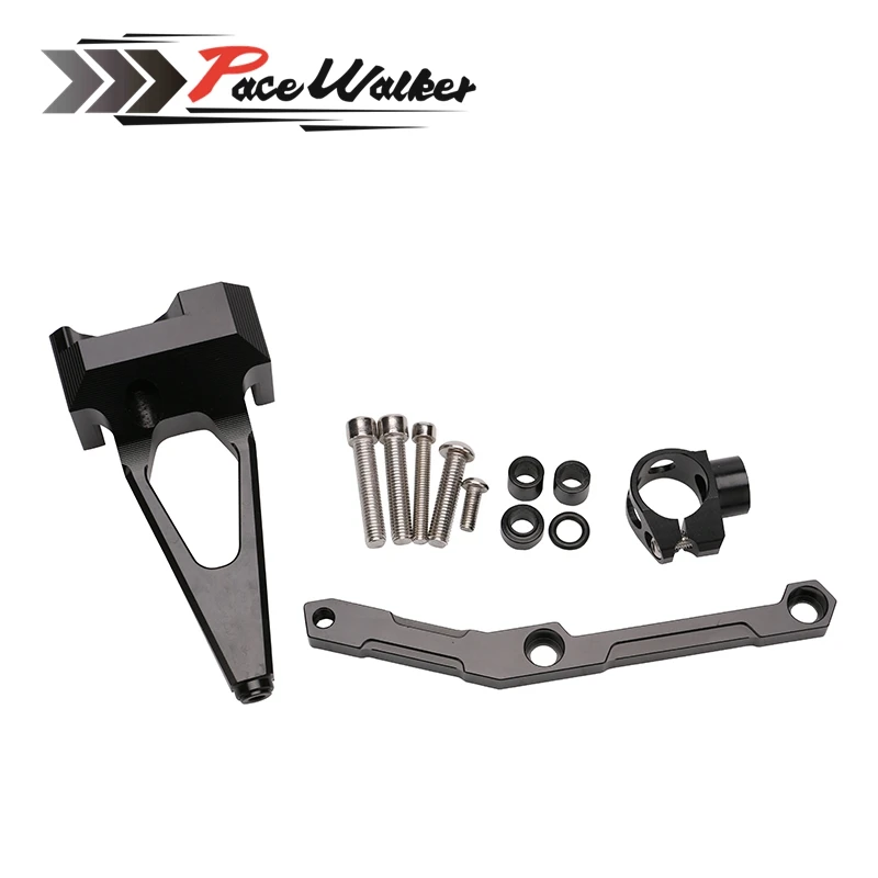 CNC Aluminium Steering Stabilizer Damper motorcycle Steering Mounting Bracket For Yamaha MT 09