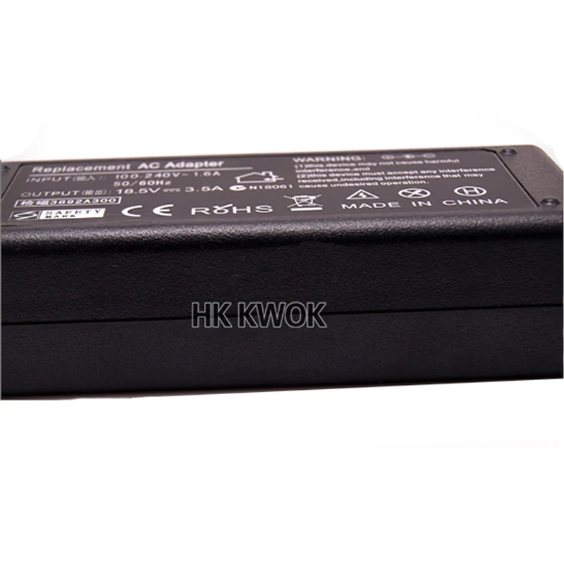 NEW 18.5V 3.5A 65W AC Adapter For HP Laptop Compaq 2230s Notebook PC ProBook 4310s, 4410s, 4415s, 4416s, 4510s, 4515s F50