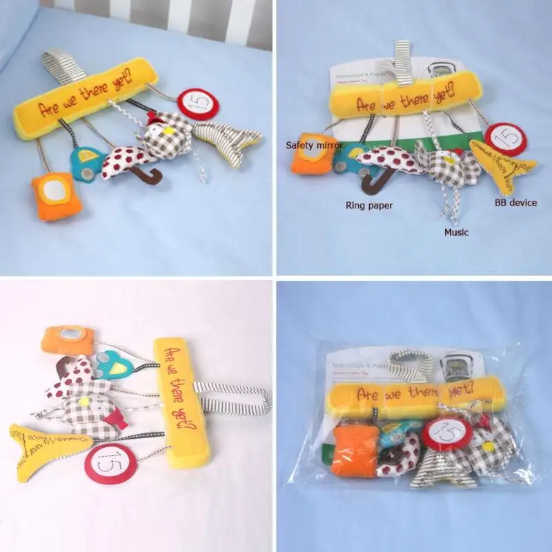 1 комплект детская погремушка игрушечное животное плюшевый колокольчик Детские коляски Висячие Игрушки для колыбели висит погремушки Kawaii