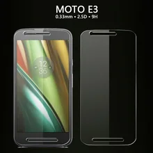 Для Motorola Moto E3 E 3rd gen 2.5D с уровнем твердости 9 H закаленное Стекло Экран протектор сумка Стекло пленка для Moto E3 Мощность XT1700 XT1706