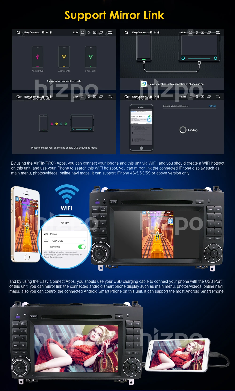 Excellent OCTA core Android 8.0 4G RAM Car DVD Player For Benz Sprinter W169 W245 W906 Viano Vito W639 B200 Wifi DVR RDS Mirror link OBD2 6