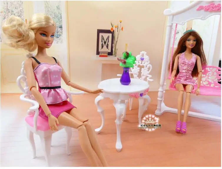 Оригинальные аксессуары для Барби принцесса качели musement park ame house 1/6 bjd кукла мебель Каса да boneca miniatura игрушка