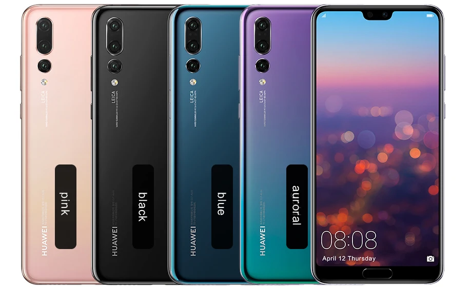 Смартфон huawei P20 Pro, 6 ГБ, 64 ГБ, Kirin 970, четыре ядра, IP67, 40.0MP, Android 8,1, Face ID, супер зарядка, Sup, NFC