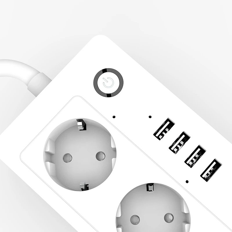 Lonsonho Wifi Smart Power Strip Socket USB EU KR Plug 16A Works With Alexa Google Home Mini IFTTT Smart Life APP Lonsonho Wifi Smart Power Strip Socket USB EU KR Plug 16A Works With Alexa Google Home Mini IFTTT Smart Life APP