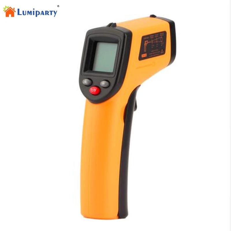 LumiParty GM320 Laser Infrared Thermometer Handheld AAA Battery