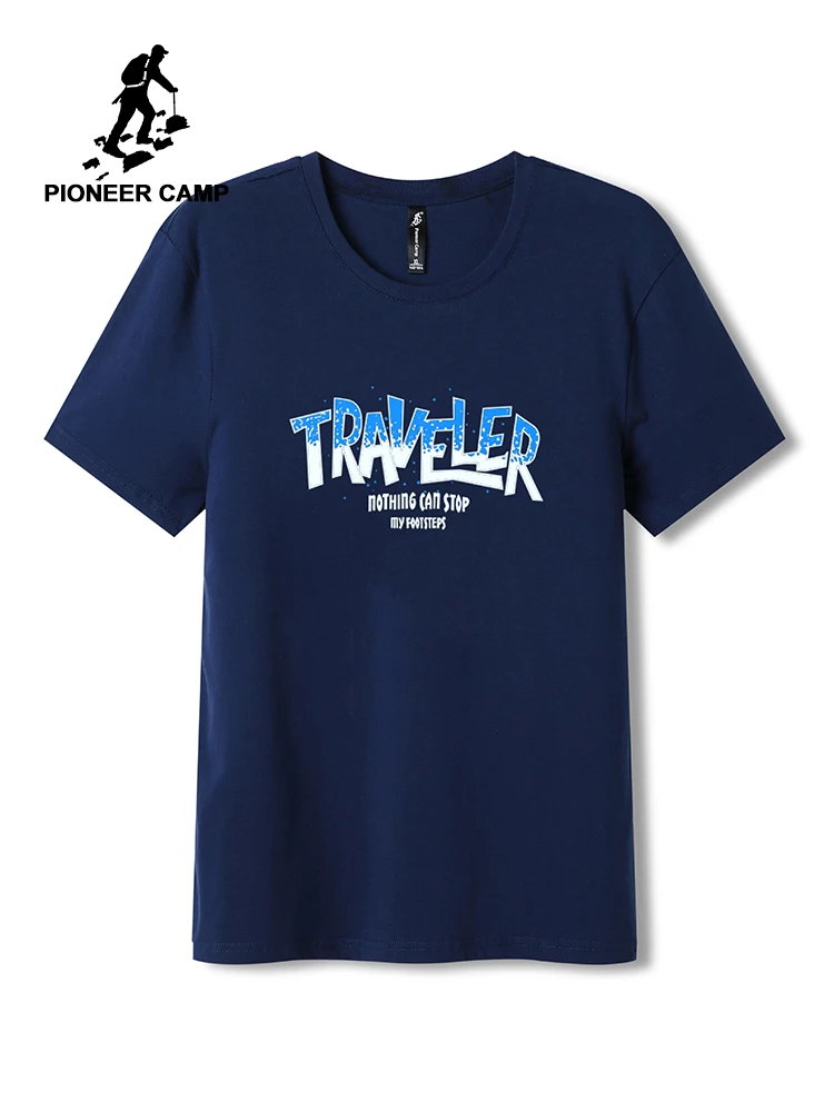 

Pioneer Camp Summer Short t shirt Men Letter Printed High Quality Male T-shirt Pure Cotton Tshirt Men Tee Shirts ADT901243