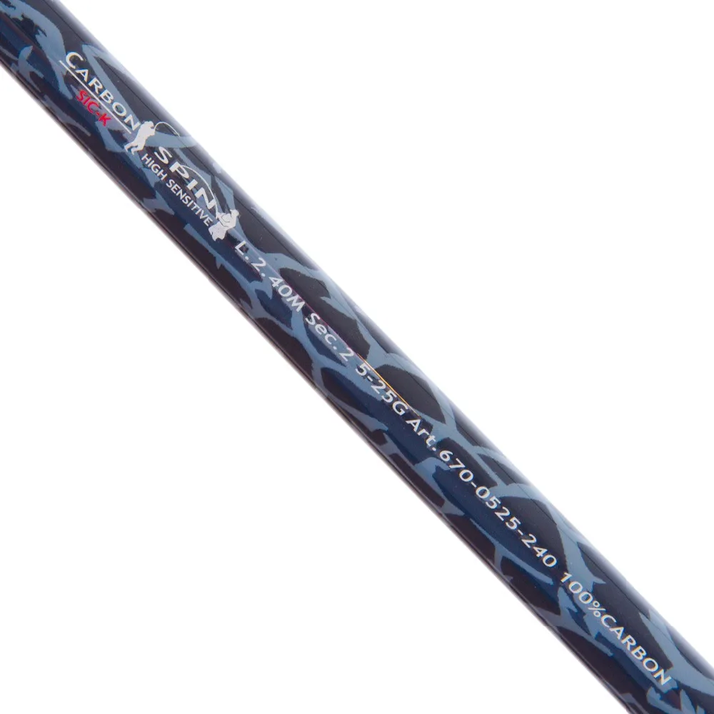 670 0525 BLACK DRAGON CARBON 100% Строй быстрый Тест приманки C.W. 5 25 гр Длина: 2 1 м / 4 65 Спиннинг