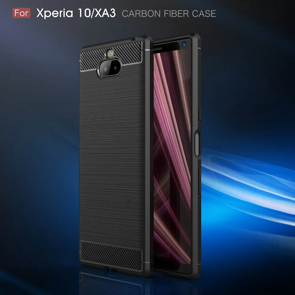 

Rugged Armor Cases for Sony xperia 10 phone Case Durable Flexible TPU Defensive Cover fundas for Sony xperia 10 phon caso etui