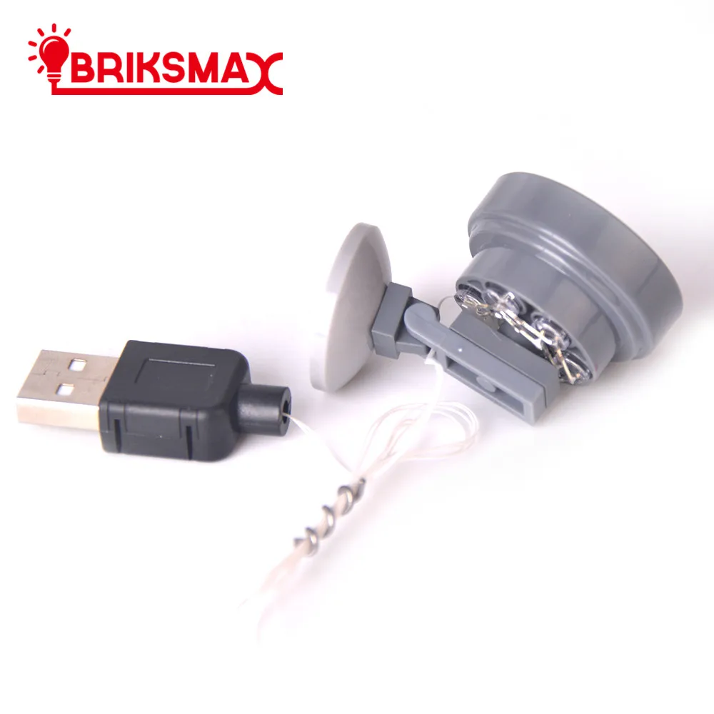 BRIKSMAX светодиодные строительные блоки со светодиодными лампами Красочные