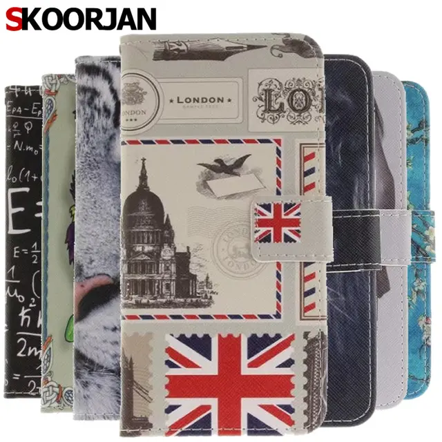 Case Etui for Sony Xperia XA Ultera /C6 Coque Tiger Painting Stand