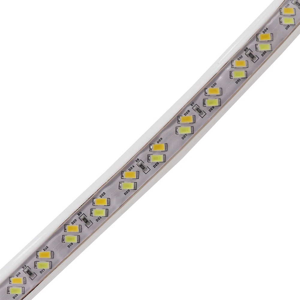 CW/WW естественная Белая СВЕТОДИОДНАЯ лента SMD 5730 220 В Светодиодная с цветовой