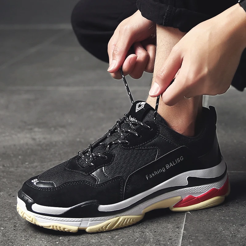 

Original Men Women Running Shoes Disruptor 2 Black Sneakers KAYANO Gel 90 Zoom Air Ins Breathable Lace Up Sport Triple-S Walking