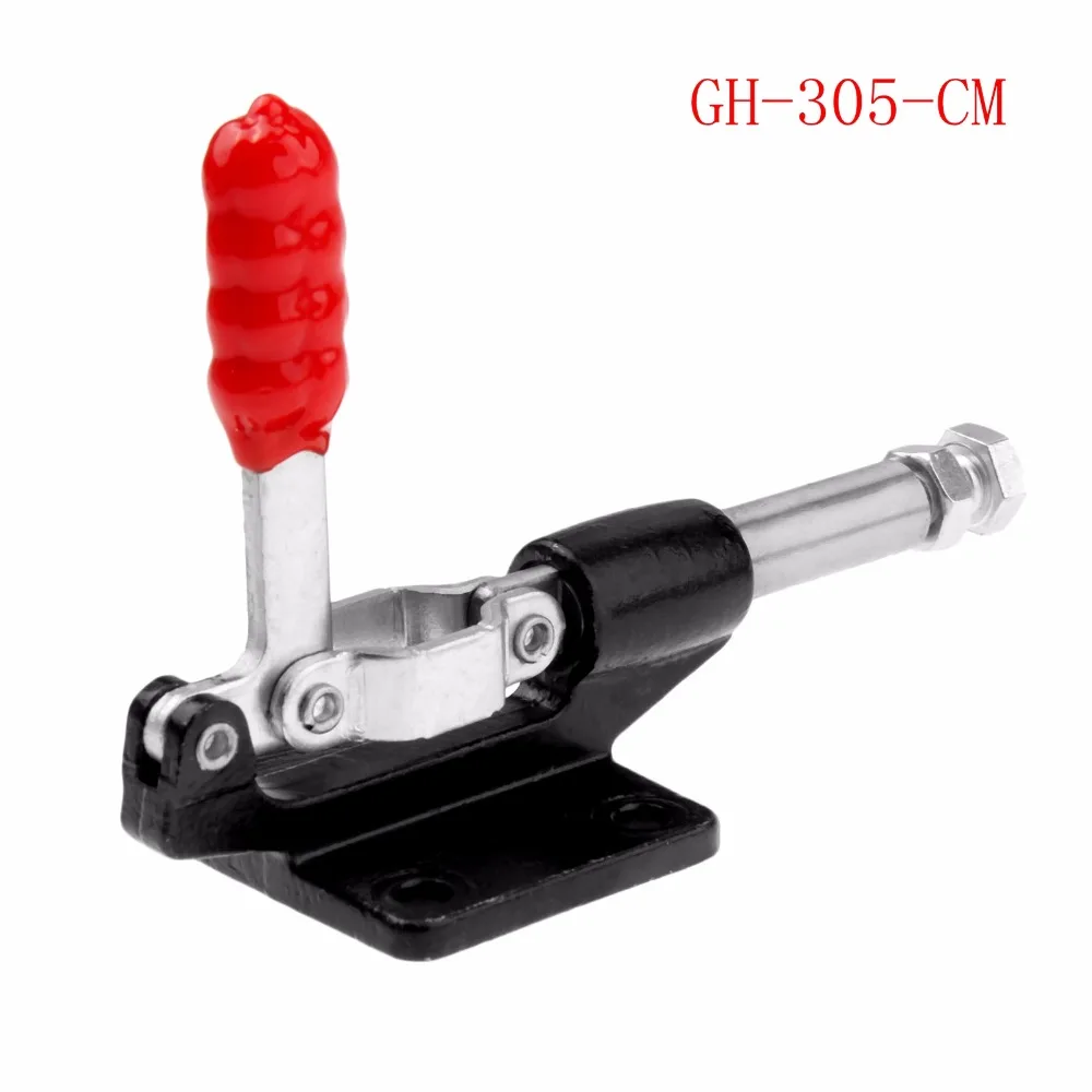 

Toggle Clamp GH-305-CM 227kg Holding Capacity 32mm Plunger Stroke Push Pull Toggle Clamp Latch Quick Release Hand Tool