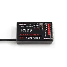 RadioLink R9DS 2 4G 9CH Receiver for RadioLink AT9 AT10 Transmitter RC Helicopter Multirotor Support S