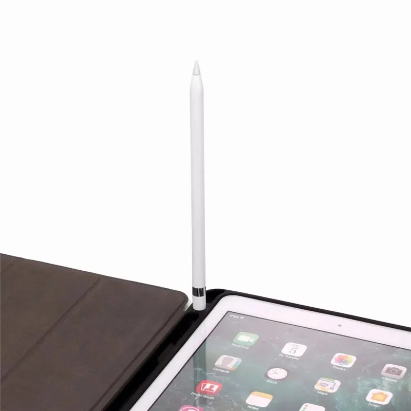 Магнитный стенд силиконовый чехол для ipad air 9,7 дюймов с Apple Pencil Holder кожаный смарт-чехол для нового ipad 9,7 2018 2017