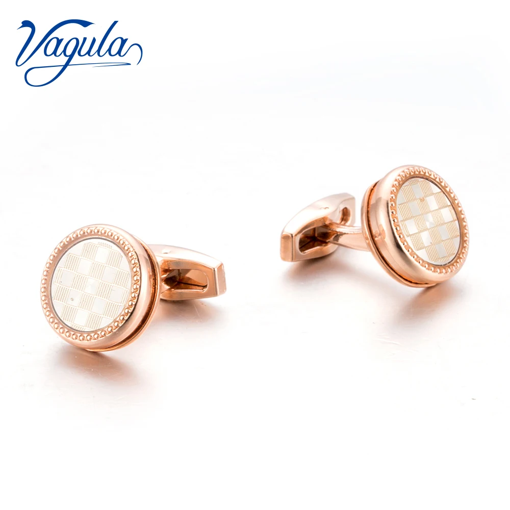 

VAGULA Men Jewelry Cufflinks Luxury gift Party Wedding Gift Suit Shirt Gemelos Spinki Button AAA Quality Cuff links 51917