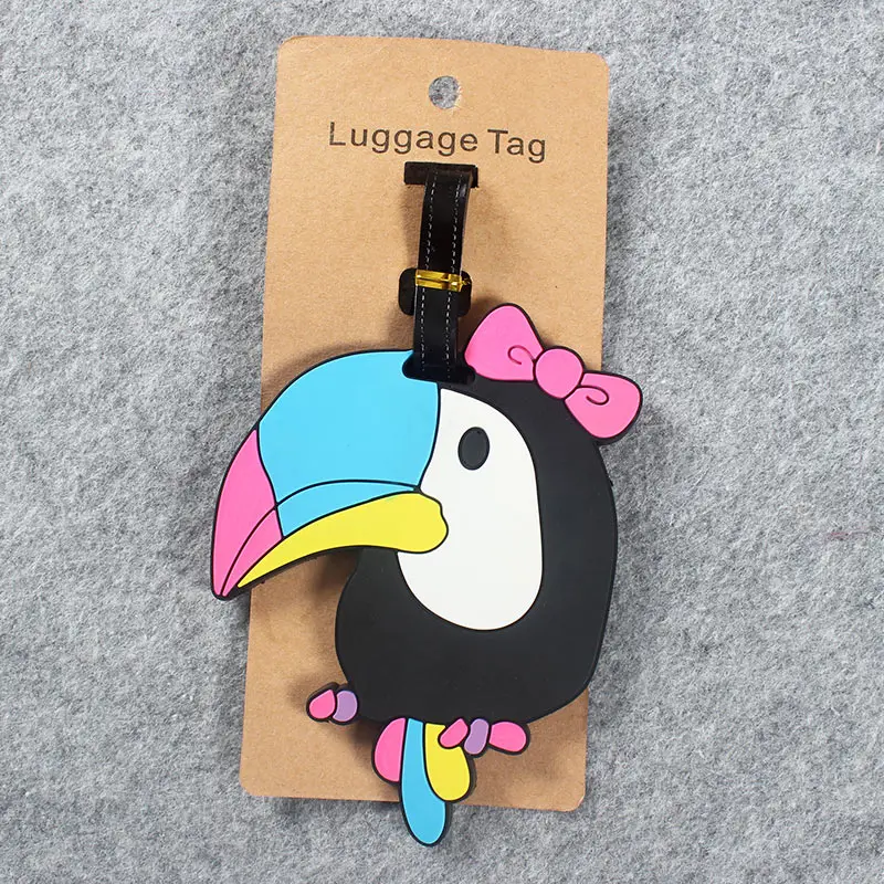 Travel Accessories Cartoon Flamingo Luggage Tags Silica Gel Name Suitcase ID Address Holder Baggage Boarding Portable Label Travel Accessories Cartoon Flamingo Luggage Tags Silica Gel Name Suitcase ID Address Holder Baggage Boarding Portable Label