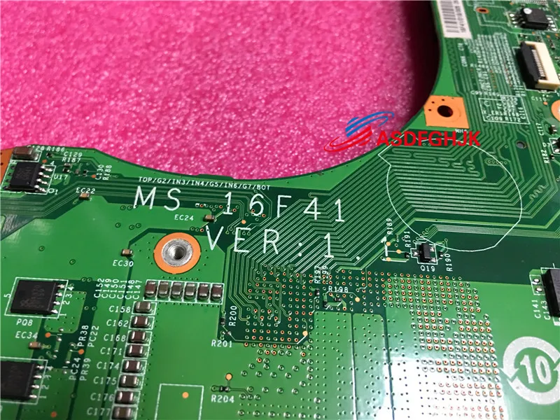 الأصلي اللوحة لابتوب MSI GT60 اللوحة MS-16F4 MS-16F41 REV 1.1 اختبار موافق