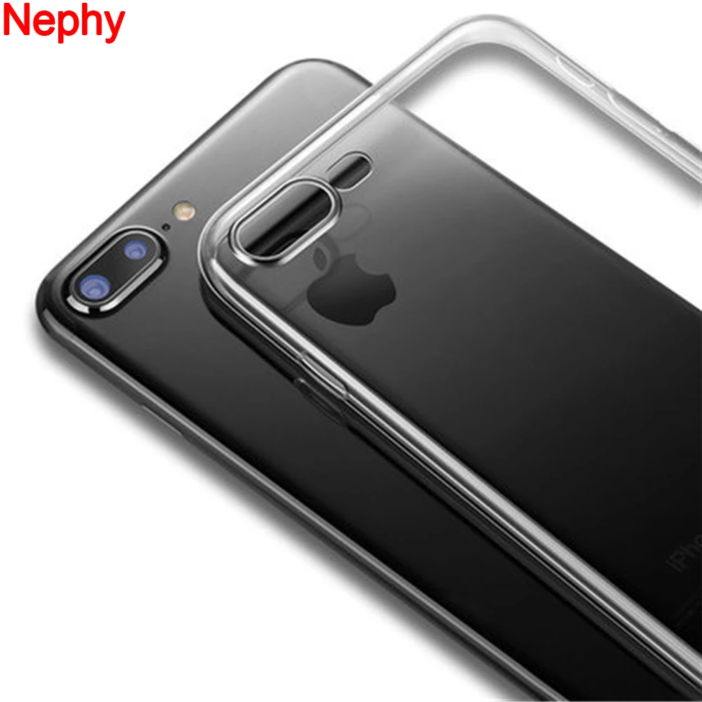 Ультратонкий Мягкий силиконовый чехол Nephy из ТПУ для iPhone 6 5 s c 6s 5s 5C SE 6Plus Plus 7 8 7Plus