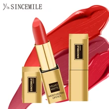 

SINCEMILE 10 Colors Sexy Ruby Rose Matte Lipstick Waterproof Long Lasting Makeup Cosmetic Beauty Lip Stick PK Korea Make up Balm