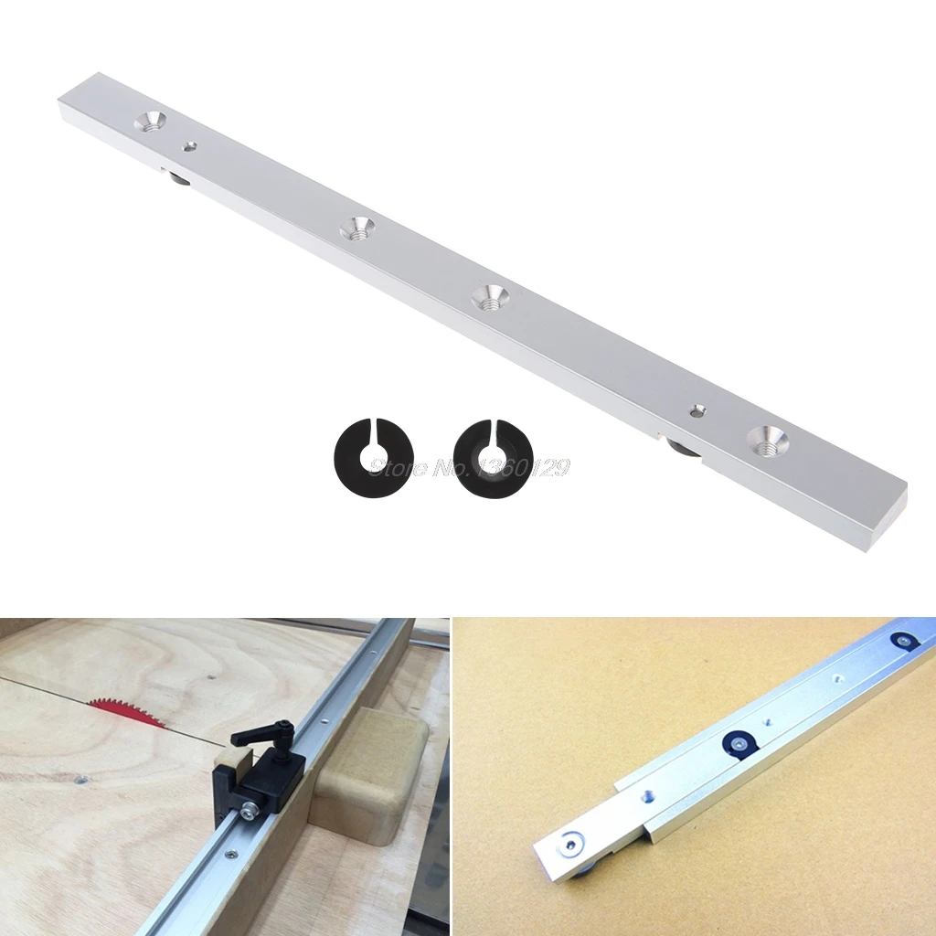 Aluminium Alloy Rail Miter Bar Slider Table Saw Gauge Rod Woodworking Tool