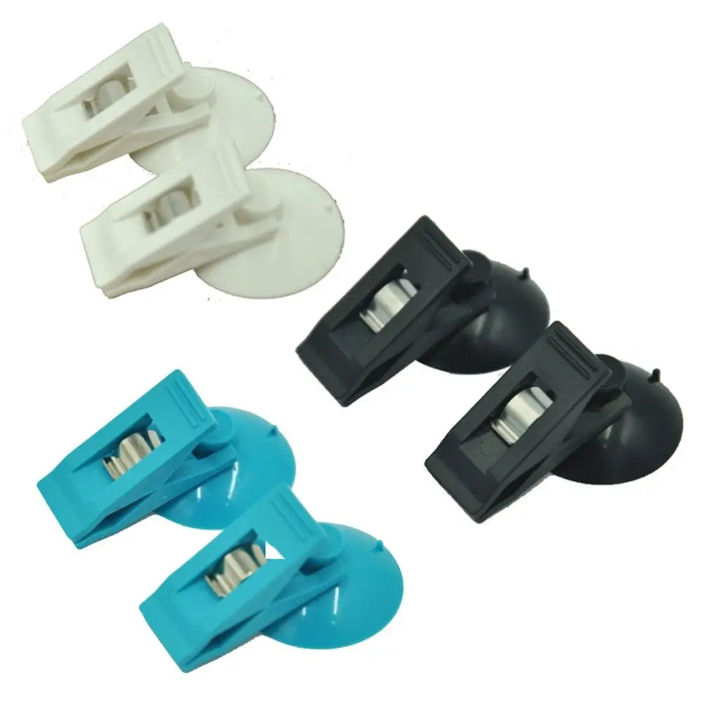 

Hot Selling 1 Pair Window Mount Car Clip with Suction Sucker For Sun Shade Curtain Cloth Paper High Quality Multi-function