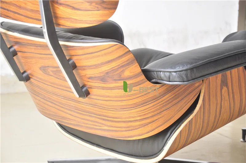 eames lounge chair with ottoman dark brown leather designer furniture (2)