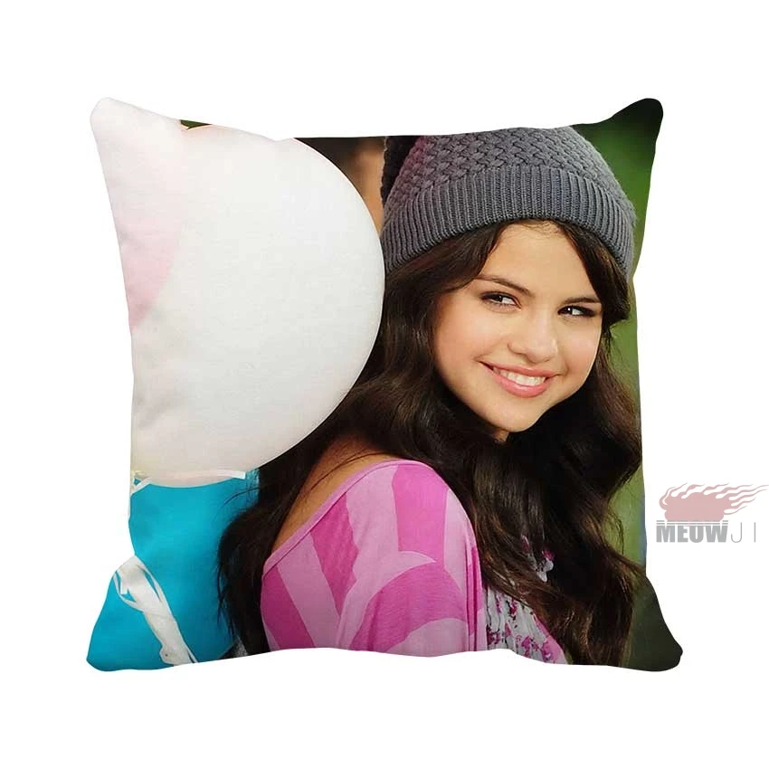 Selena Gomez Multi Size Throw Pillow Case Free Shipping
