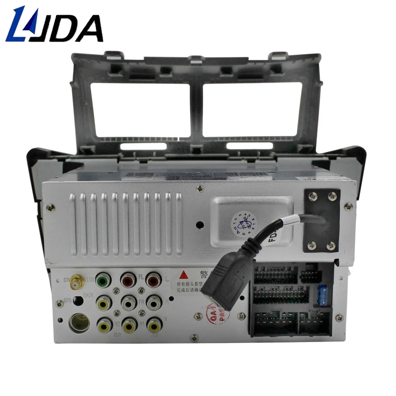 LJDA 2 Din Автомобильный dvd-плеер для Toyota Yaris 2005-2011 Bluetooth радио gps навигация Bluetooth аудио FM RDS мультимедиа головное устройство