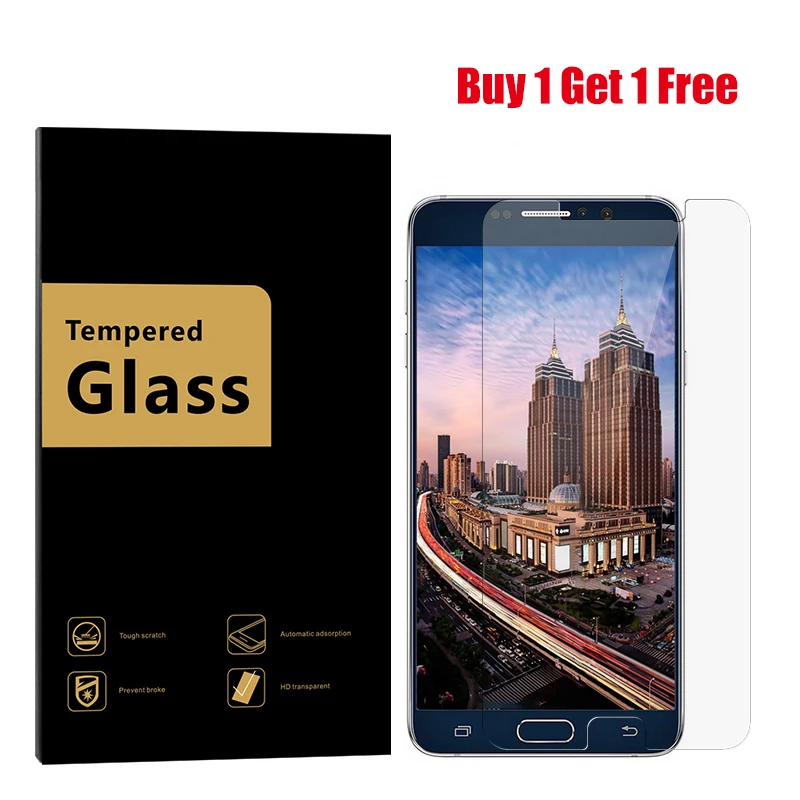 

[Buy 1 Get 1 Free] Tempered Glass For Samsung Galaxy Note 2 3 note 4 5 S3 S4 S5 S6 Screen Protector Glass Protective Film