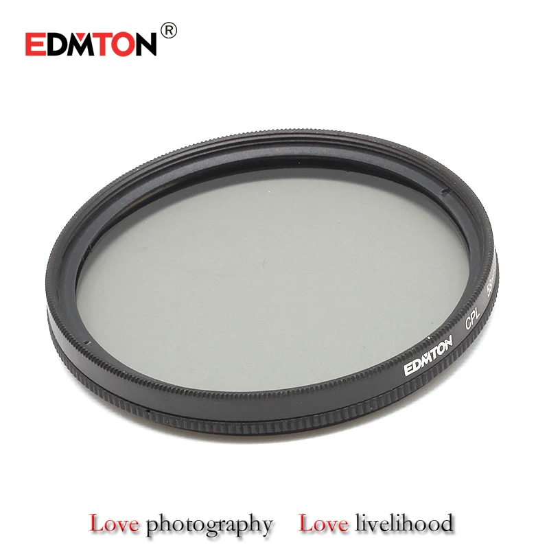 EDMTON 40 5 мм 49 52 55 58 62 67 72 82 круговой поляризационный фильтр CPL C-PL объектив для камеры