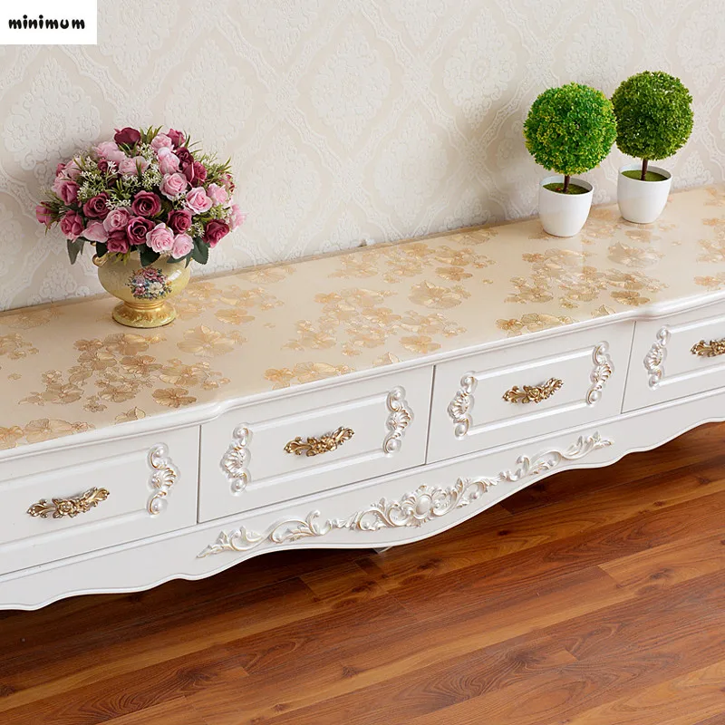 TV tablecloths Soft glass Bedside counter pad Shoe