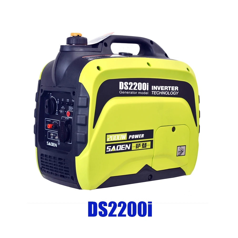 1KW Digital DS1200i Ultra Quiet Gasoline Generator 220V Portable Small Car Digital Inverter Gasoline Generator