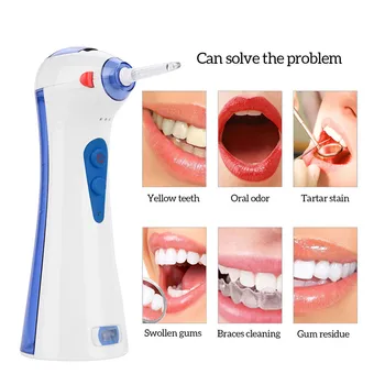 

3 Modes Electric Oral Irrigator Dental Water Jet Flosser Teeth Whitening Deep Cleaning Gums Massage Floss With 2 Nozzles P43