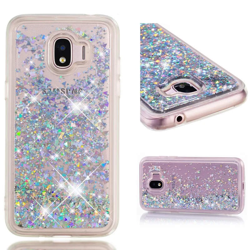 Cute Case For Samsung Galaxy J2 Pro 18 Grand Prime 2 Glitter Dynamic Liquid Quicksand Phone Case Sm J250f Ds J1 J3 J5 J7 16 Phone Case Covers Aliexpress