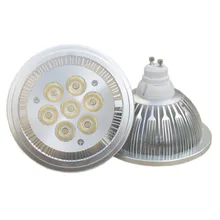 7*2 Вт led es111 светильник qr111 лампа GU10 14 Вт led ar111 85-265VAC магазин светильник ing люменов Быстрая