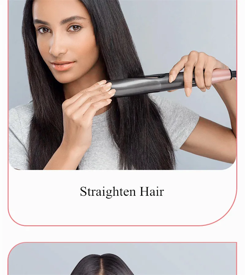 Профессиональный 2 в 1 щипцы для завивки и выпрямления волос выпрямитель для волос щипцы для завивки влажных и сухих волос щипцы для завивки волос инструменты
