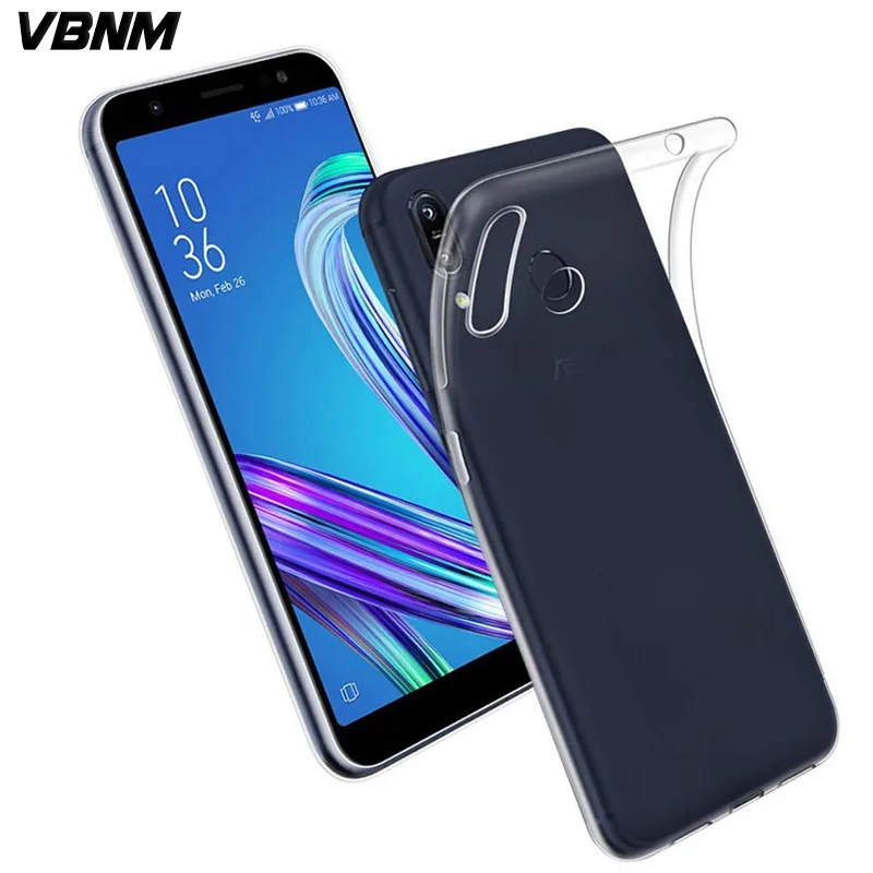 Для Asus Zenfone Max Pro M2 ZB631KL чехол Мягкая силиконовая задняя накладка из ТПУ для