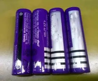 

free ship 4pcs/lot 4.2v 18650 li-ion rechargeable battery