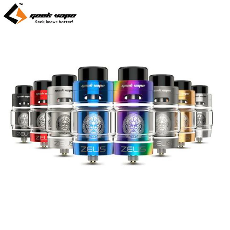 

Original Geekvape Zeus Dual RTA Tank 4ml Atomizer Support Single and Dual Coil Leak-Proof Top Airflow Vape