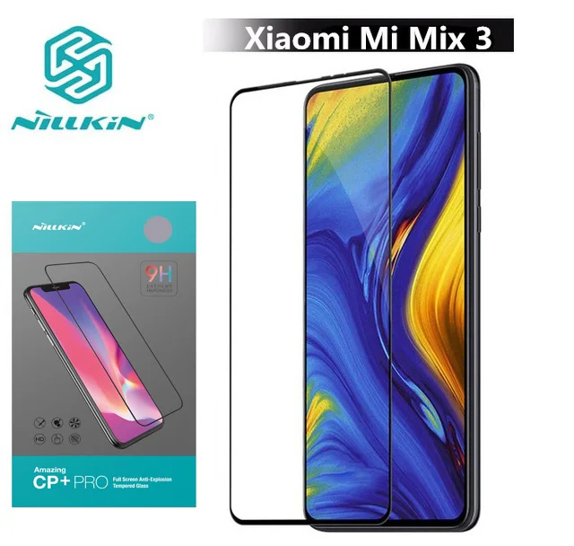 Закаленное стекло Nillkin CP + Pro для Xiaomi Mi MIX 3 Mix3 полное покрытие экрана защита от