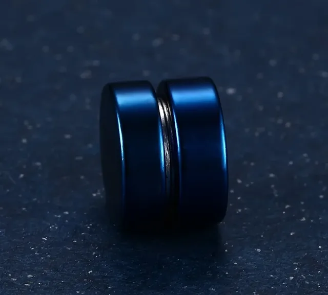 Fashion Titanium Steel Black Men Stud Earrings 5 Colors Best